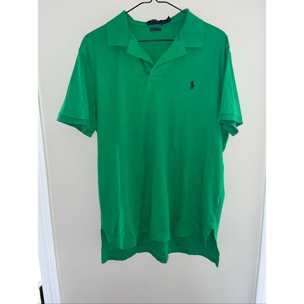 Polo Ralph Lauren Men’s Polo Pima Soft Touch Green Large